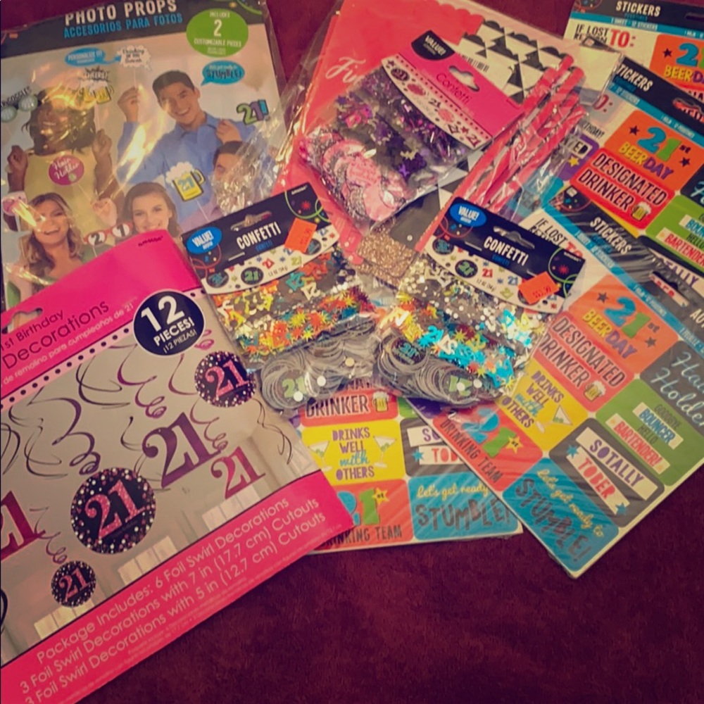 **21ST BIRTHDAY PARTY [PRE]BUNDLE** 10 altogether!